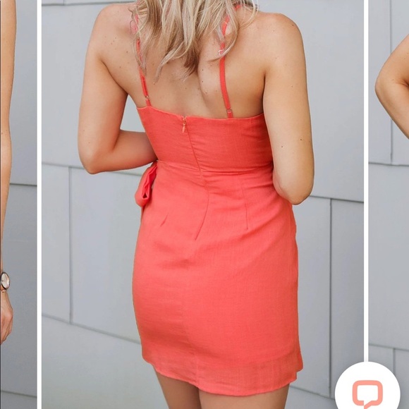 Cotton Candy LA That's A Wrap Mini Dress - Picture 2 of 6